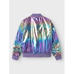 Name It Jakke Molina Bomber Jacket Shiny Amethyst Orchid