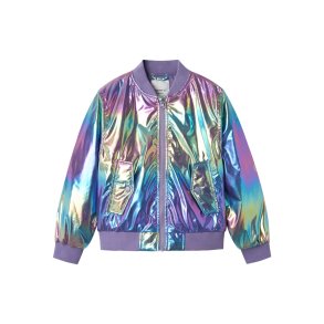 Name It Jakke Molina Bomber Jacket Shiny Amethyst Orchid
