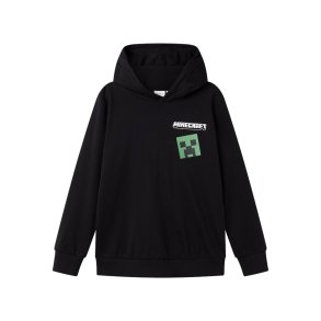 Name It Httetrje Hoodie Kids LS Jacot Minecraft Black