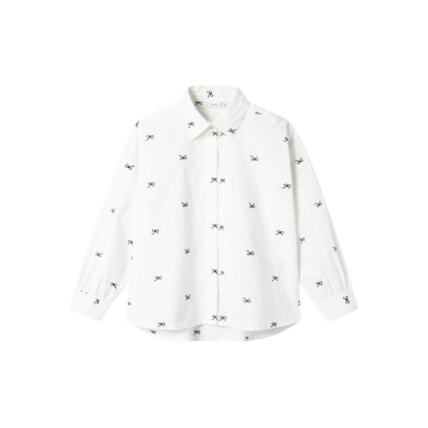 Name It Skjorte Kids LS Filippas Long Bright White