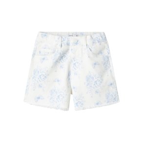 Name It Shorts Kids Rose Mom Twill Bright White