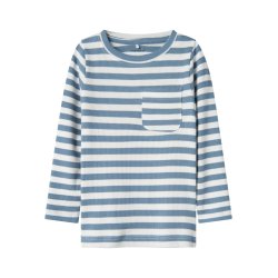 Name It Bluse LS Mini Dekab Slim Spring Lake