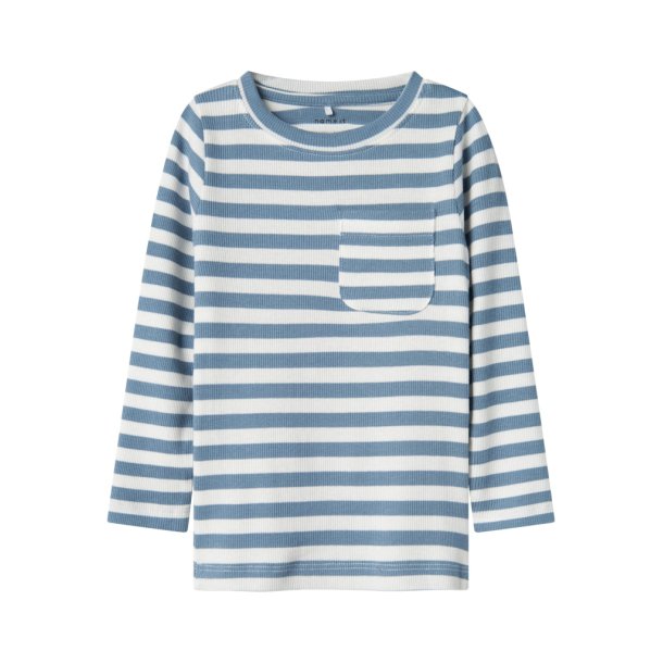 Name It Bluse LS Mini Dekab Slim Spring Lake