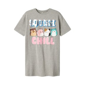 Name It T-shirt SS Kids Biana Squishmallows Grey Melange
