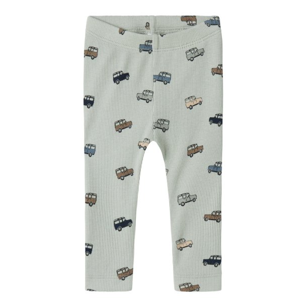 Name It Bukser Baby Hukab Long John Aqua Gray