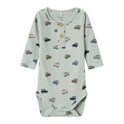 Name It Body LS Hukab Aqua Gray