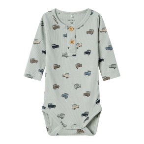 Name It Body LS Hukab Aqua Gray