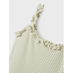 Name It Kjole SL Olomme Stropkjole Aqua Gray