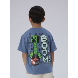 Name It T-shirt SS Mamun Minecraft Blue Mirage