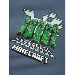 Name It T-shirt SS Mamun Minecraft Blue Mirage