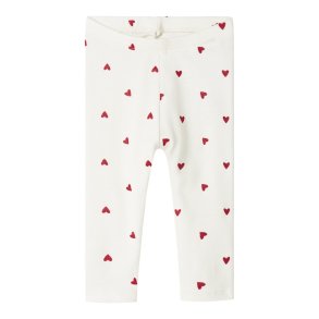 Name It Leggins Baby Heart Cloud Dancer