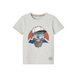 Name It T-shirt Bentale Light Grey Melange