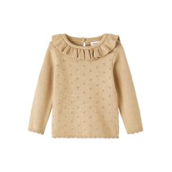Lil' Atelier Bluse LS Strik Laguno Curds and Whey 