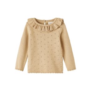 Lil' Atelier Bluse LS Strik Laguno Curds and Whey 