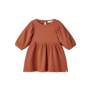 Lil' Atelier Kjole Raja Loose Baked Clay