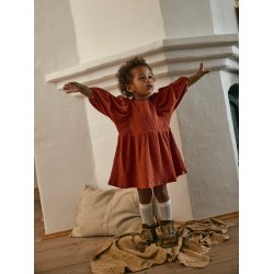 Lil' Atelier Kjole Raja Loose Baked Clay