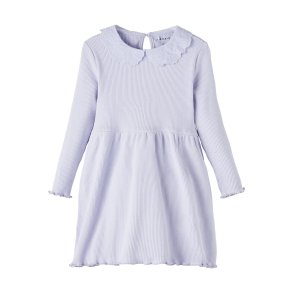Name It Kjole LS Dahlia Cosmic Sky