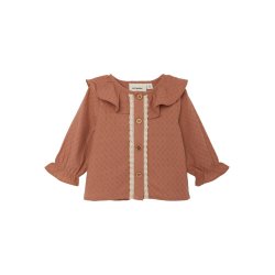 Lil' Atelier Cardigan LS Dolly Loose Mocha Mousse