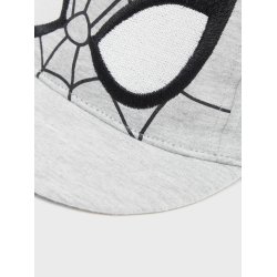 Name It Kasket Malfo Spiderman Cap Light Grey Melange