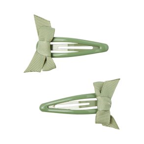 Lil' Atelier Hrspnde Hinja 2-pak Hair Clips Sage