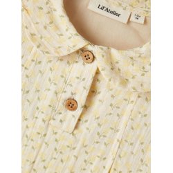 Lil' Atelier Kjolebody SS Hulla Loose Turtledove