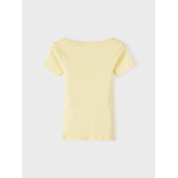 Lil' Atelier Bluse SS Rachello Slim Top Double Cream