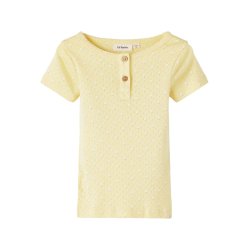 Lil' Atelier Bluse SS Rachello Slim Top Double Cream