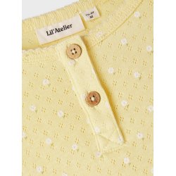 Lil' Atelier Bluse SS Rachello Slim Top Double Cream