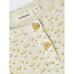Lil' Atelier Bluse SS Rachello Slim Top Turtledove