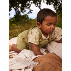 Lil' Atelier Smkbuks Shorts Hessa Loose Overall Sage