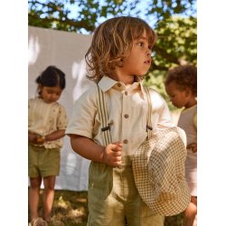 Lil' Atelier Skjorte SS Hadam Loose Turtledove