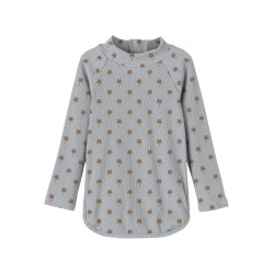 Lil' Atelier Badebluse LS Fagmo UV Swim Top Harbor Mist