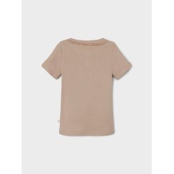 Lil' Atelier Bluse SS Rachel Slim Top May Nougat