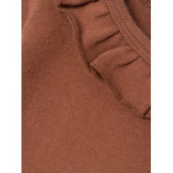 Lil' Atelier Bluse LS Thora Slim Carob Brown