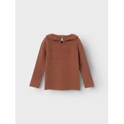 Lil' Atelier Bluse LS Thora Slim Carob Brown