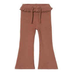 Lil' Atelier Bukser Thora Slim Bootcut Leggins Carob Brown