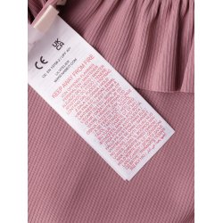 Lil' Atelier Svmmedragt LS Farlo UV Long Swimsuit Nostalgia Rose