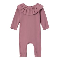 Lil' Atelier Svmmedragt LS Farlo UV Long Swimsuit Nostalgia Rose