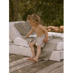 Lil' Atelier Badeshorts Fandy Loose Swim Shorts Pure Cashmere