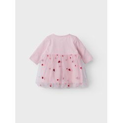 Name It Kjole LS Floom Parfait Pink