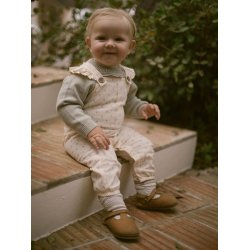 Lil' Atelier Buksedragt SL Famaja Loose Overall Turtledove