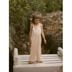 Lil' Atelier Buksedragt Famaja Loose Ancle Overall Turtledove