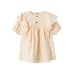 Lil' Atelier Kjole Famaja SS Loose Turtledove