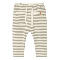 Lil' Atelier Bukser Geo Fon Loose Moss Gray