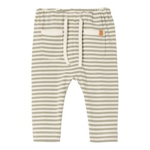 Lil' Atelier Bukser Geo Fon Loose Moss Gray