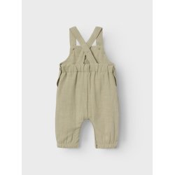 Lil' Atelier Smkbukser SL Dolie Loose Overall Moss Gray