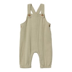 Lil' Atelier Smkbukser SL Dolie Loose Overall Moss Gray