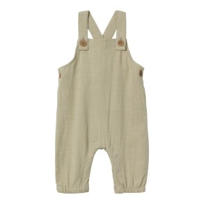 Lil' Atelier Smkbukser SL Dolie Loose Overall Moss Gray