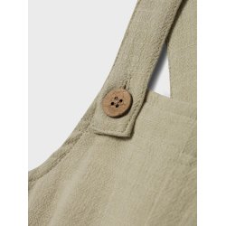 Lil' Atelier Smkbukser SL Dolie Loose Overall Moss Gray