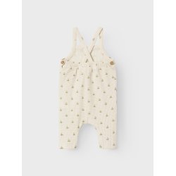 Lil' Atelier Smkbukser SL Frede Loose Overall Turtledove